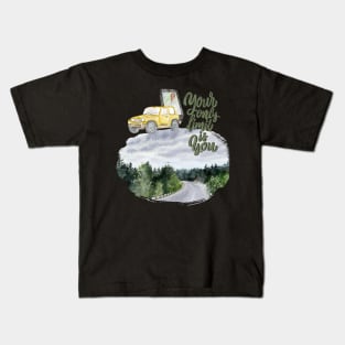 Ready for new adventure time love travel Explore the world holidays vacation Kids T-Shirt